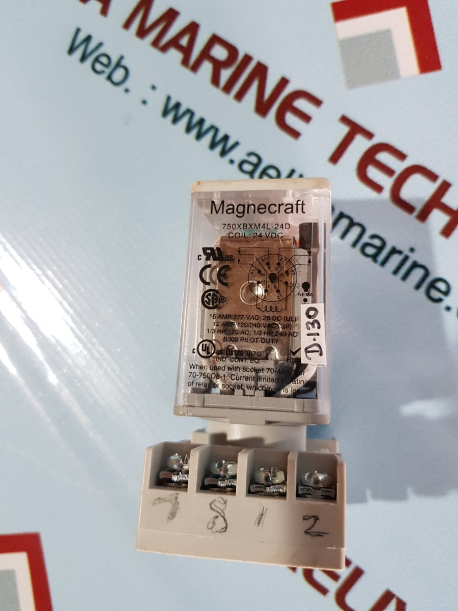 Schneider 750Xbxm4L-24D Magnecraft 24 Vdc