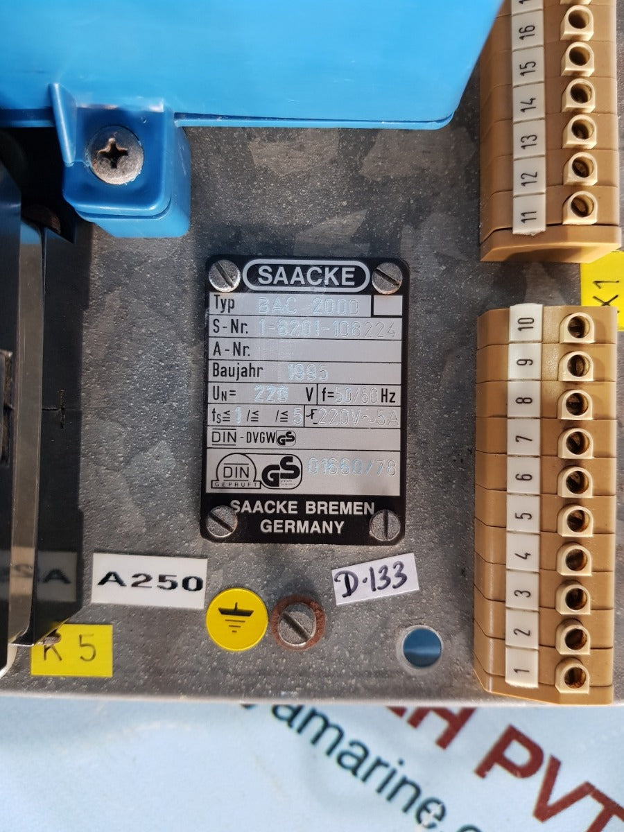 Saacke bac 2000 burner control unit t10