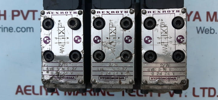 Hydronorma rexroth 2/76 4we 5 n 6.2/g 24 z4 v valve
