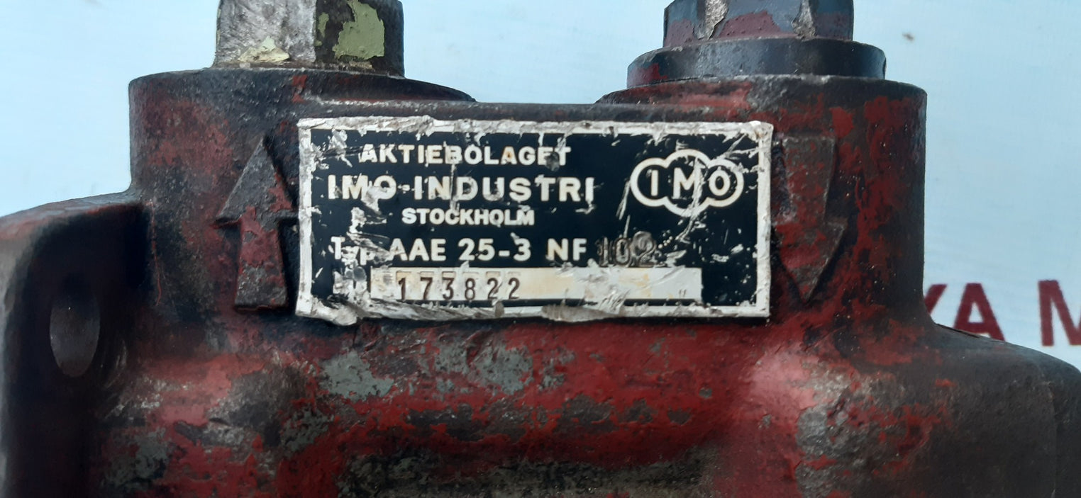 Imo industri aae25-3 nf 102 pump 173822