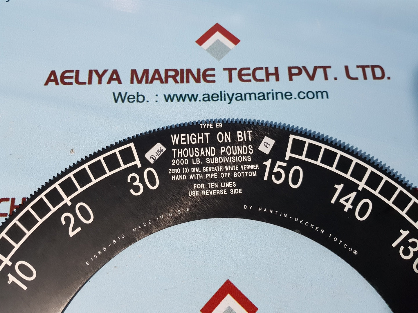 Nov md totco type eb weight indicator