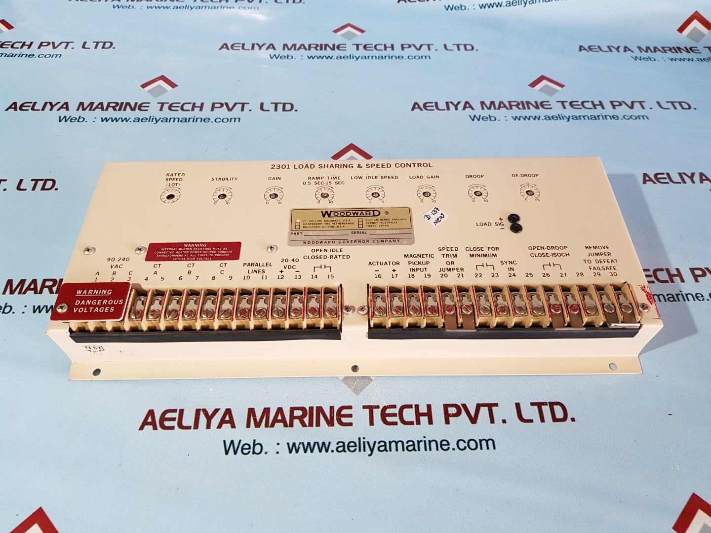 Woodward 8271-442 2301 load sharing & speed control