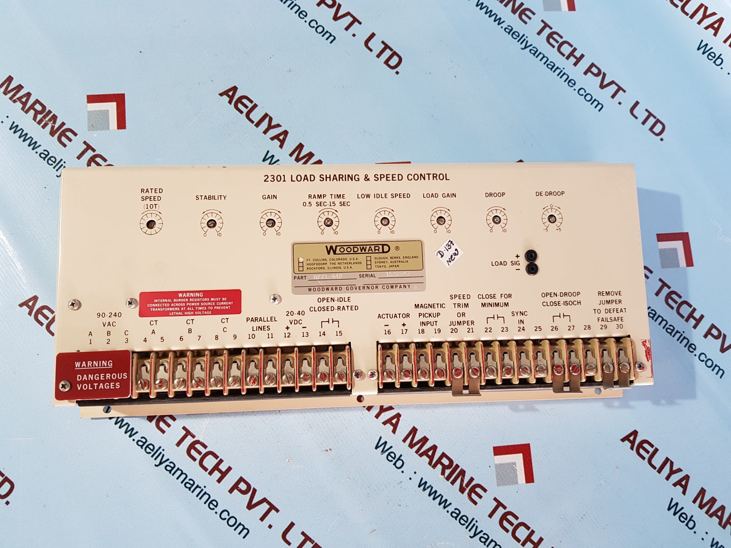 Woodward 8271-442 2301 load sharing & speed control