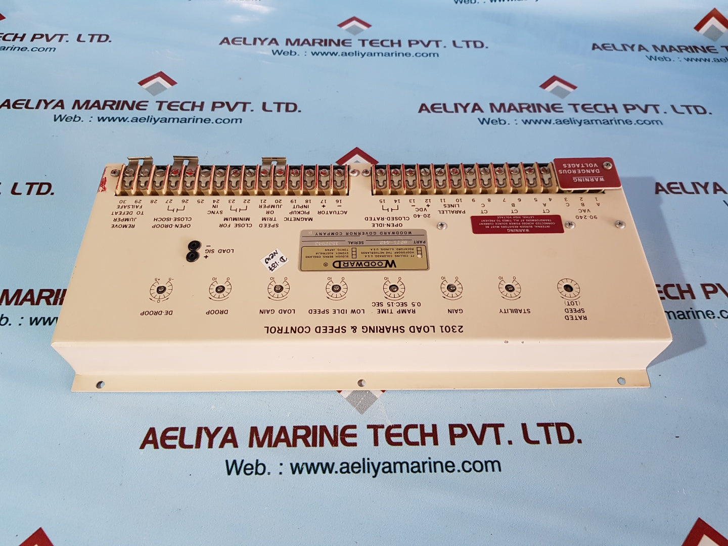 Woodward 8271-442 2301 load sharing & speed control