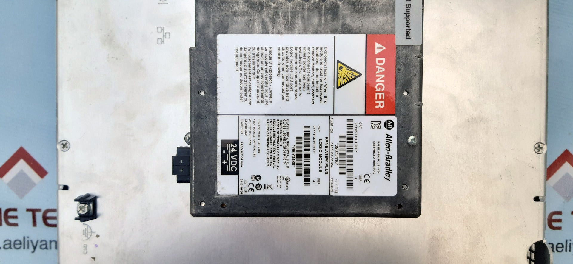 Allen-bradley 2711p-rdt15tp color touch display module ser B