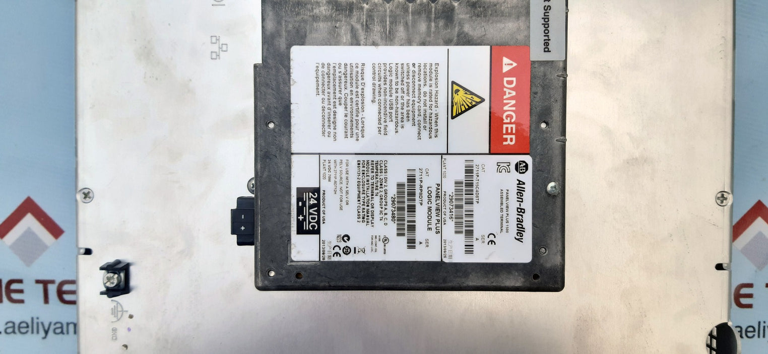 Allen-bradley 2711p-rdt15tp color touch display module ser B
