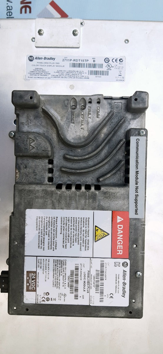 Allen-bradley 2711p-rdt15tp color touch display module ser B