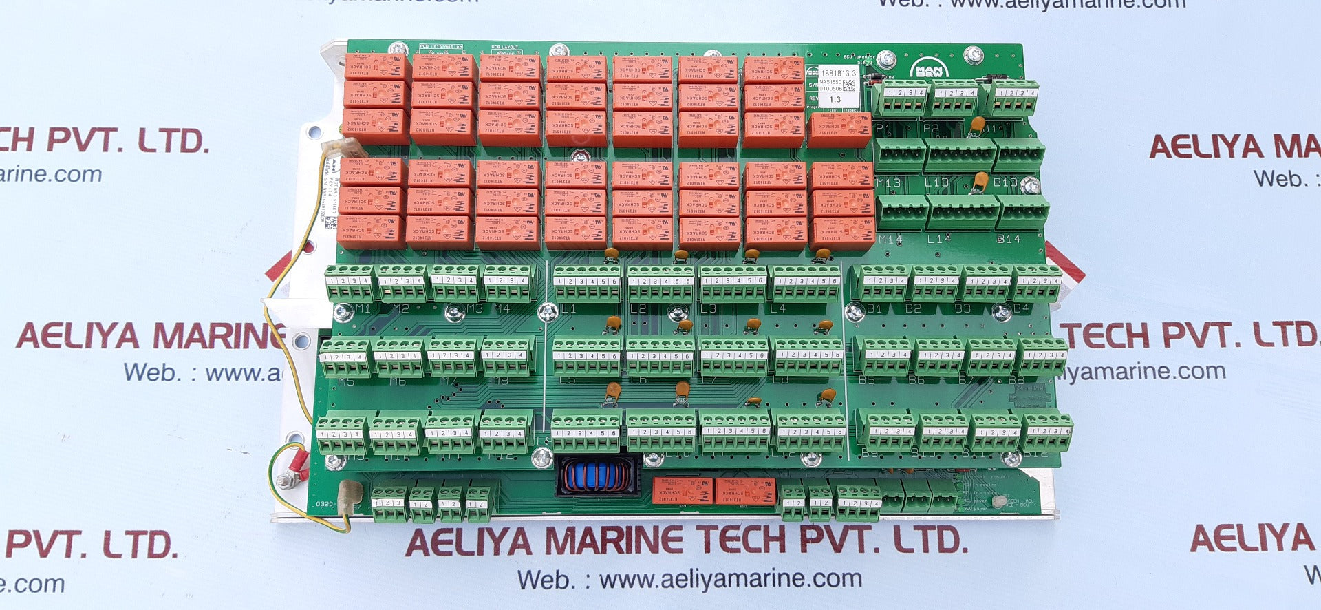 Man diesel & turbo 3157168-7 switch board unit rev 1.4