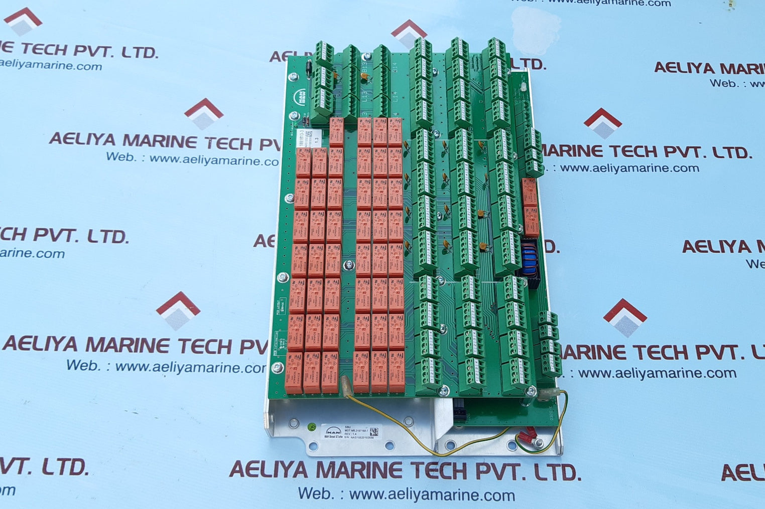 Man diesel & turbo 3157168-7 switch board unit rev 1.4