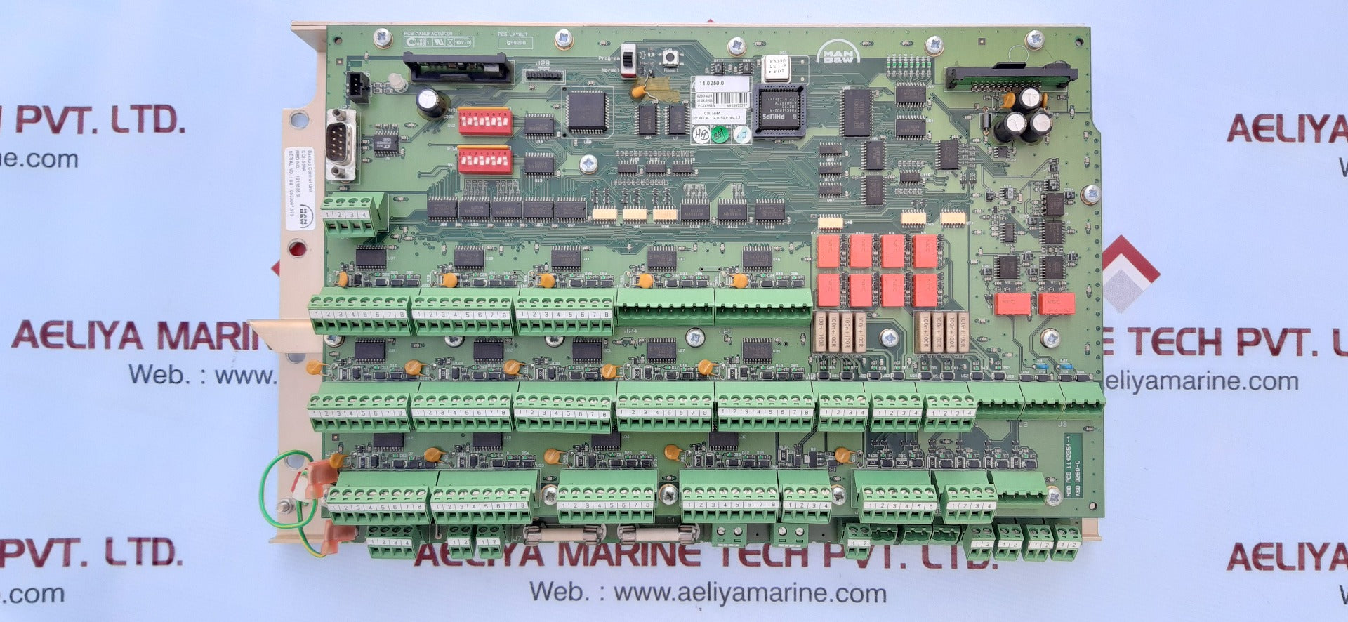 Man b&w 1211636-9 backup control unit rev:1.2