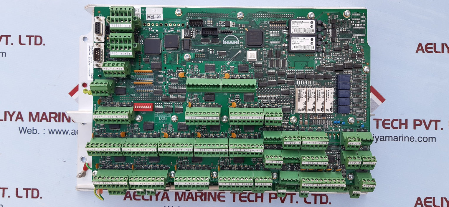 Man diesel & turbo 1881610-7 master control unit 1881369-9 rev:1.3