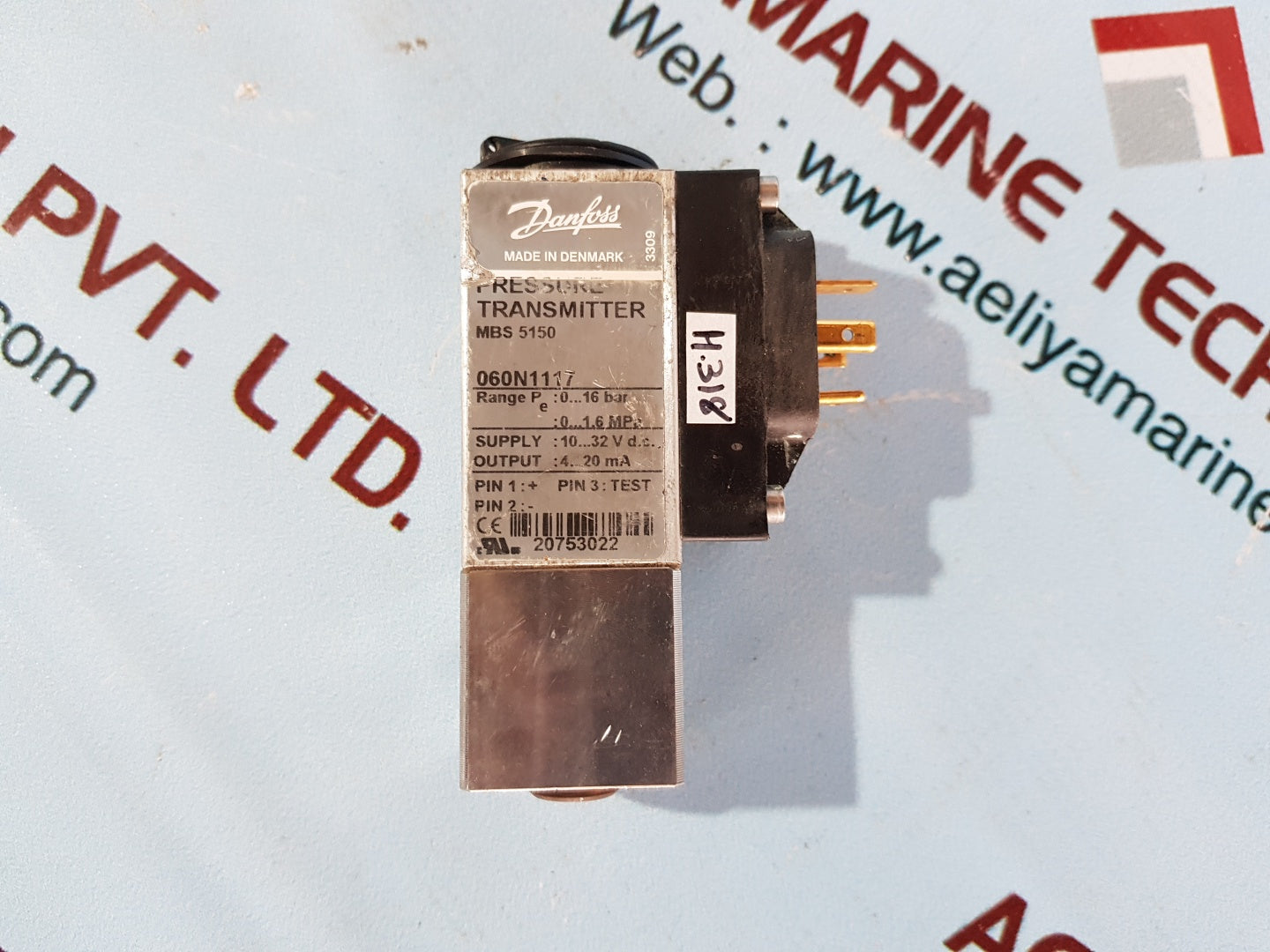 Danfoss mbs 5150 pressure transmitter 060n1117