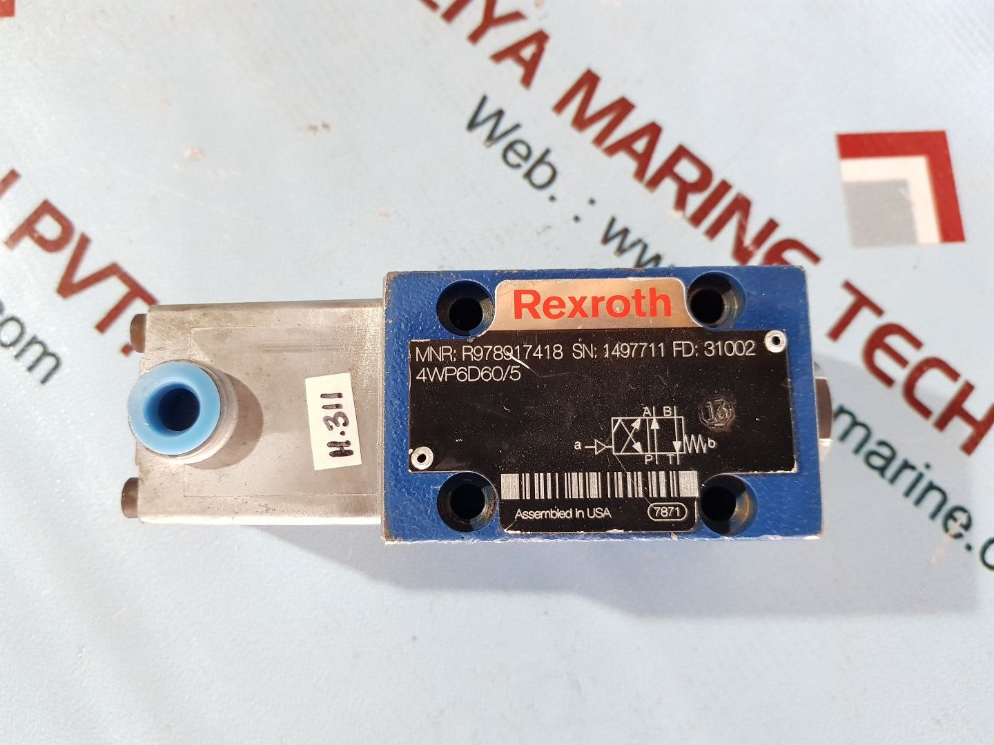 Rexroth r978917418 directional valve 4wp6d60/5