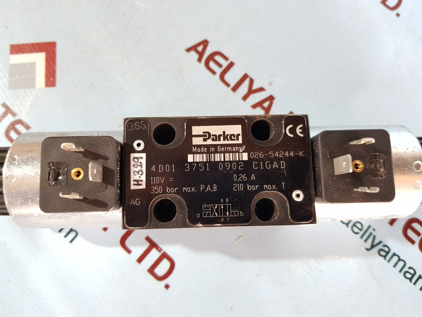 Parker 4d01 3751 0902 c1gad valve 110v 0,26a
