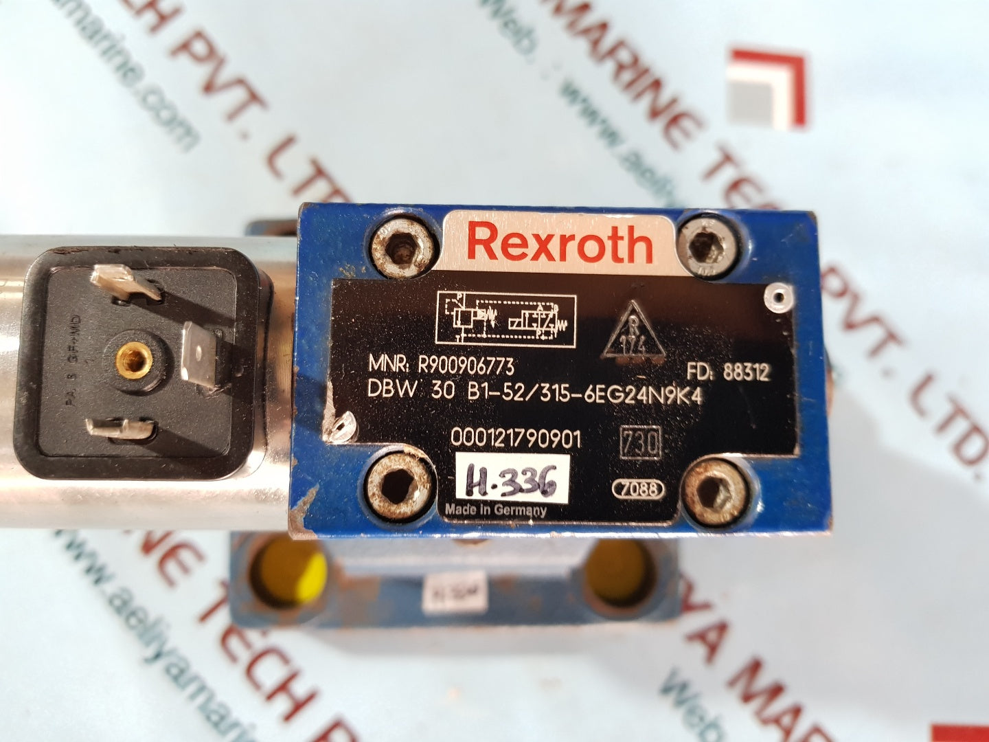 Rexroth r900906773 pressure relief valve dbw 30 b1-52/315-6eg24n9k4