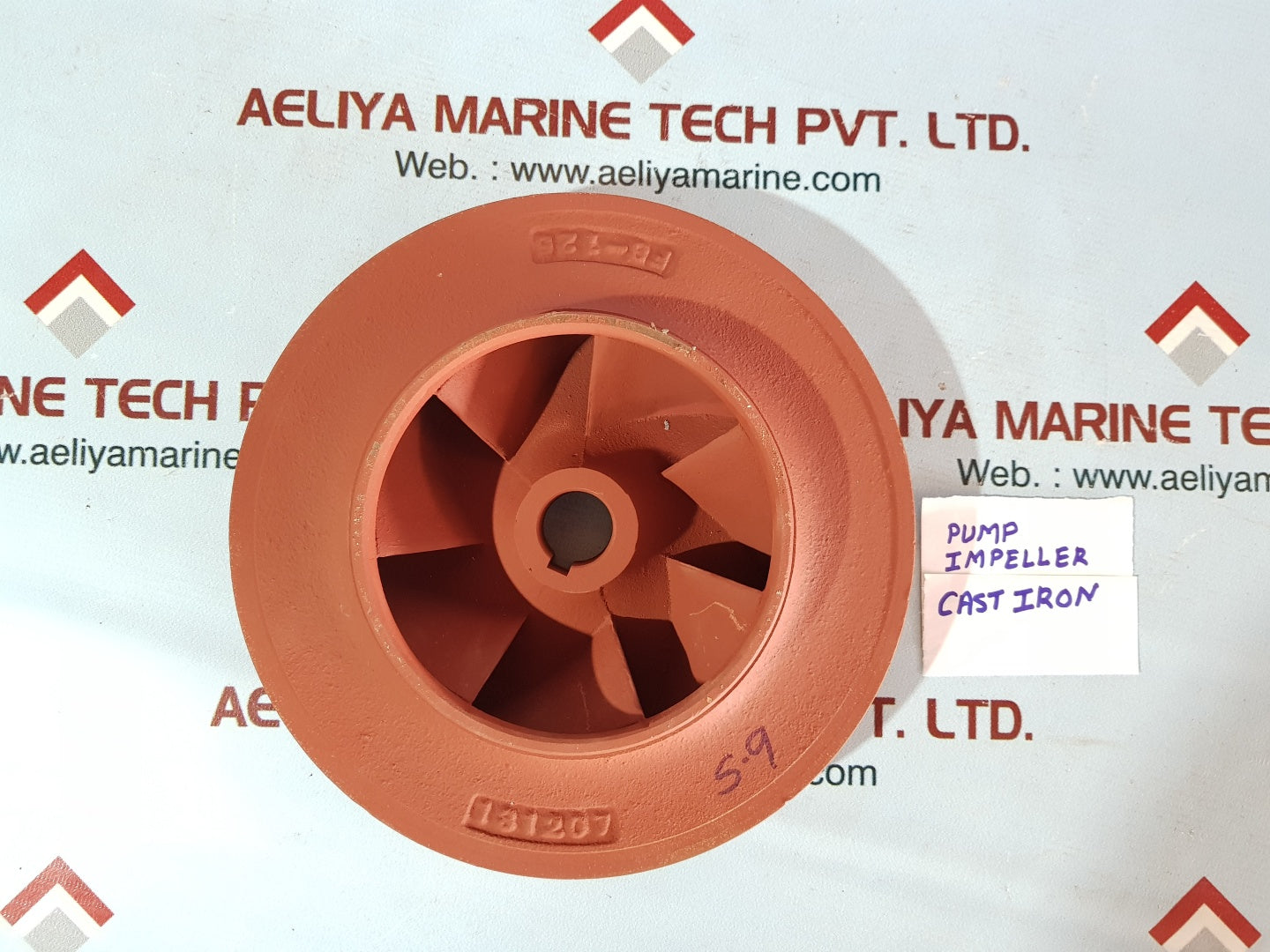 181207 fs-125 pump impeller cast iron