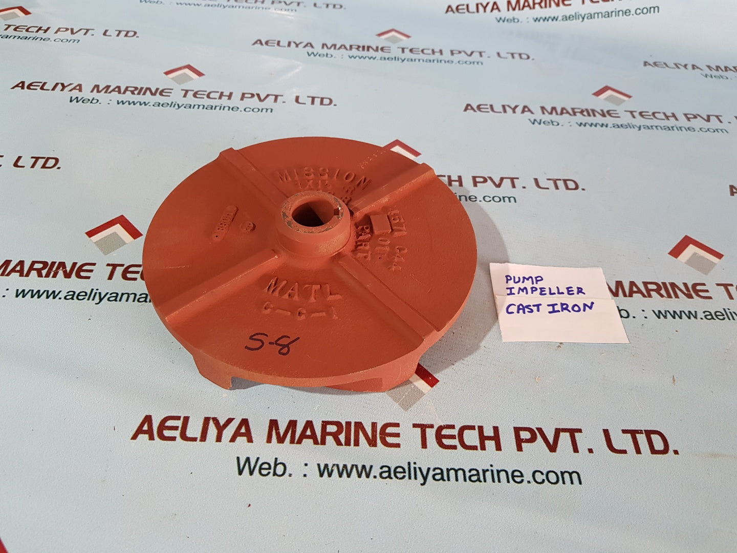 Pump impeller cast iron 4571 g44