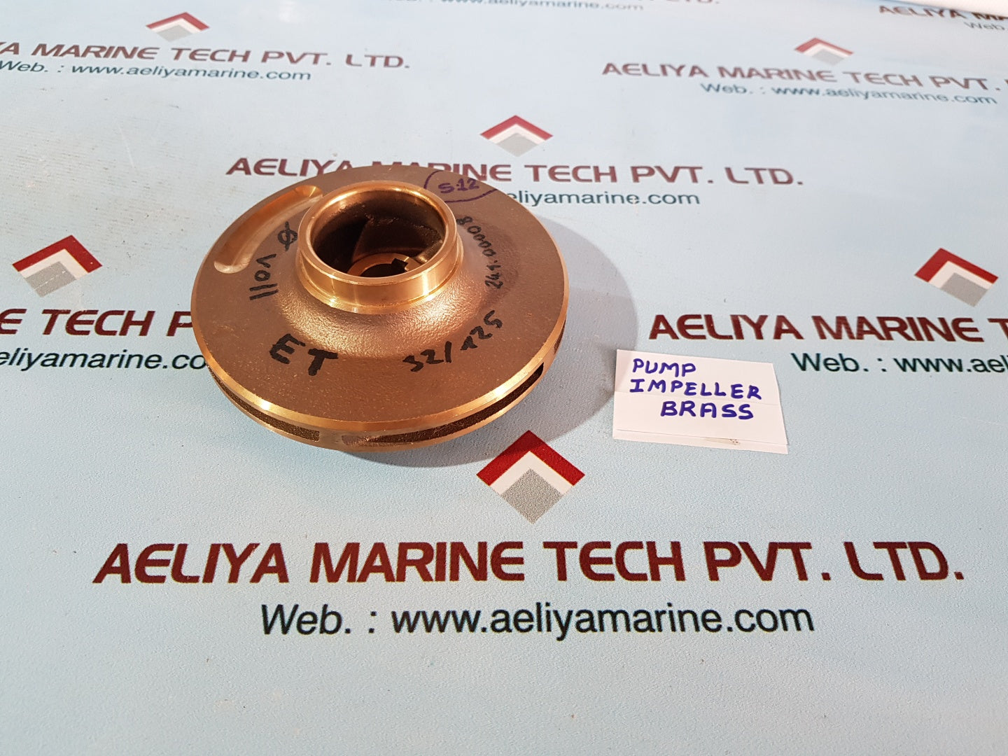 Pumpenfabrik hilpoltstein 241.00008 pump impeller brass