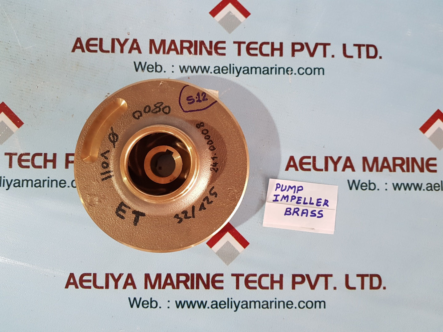 Pumpenfabrik hilpoltstein 241.00008 pump impeller brass