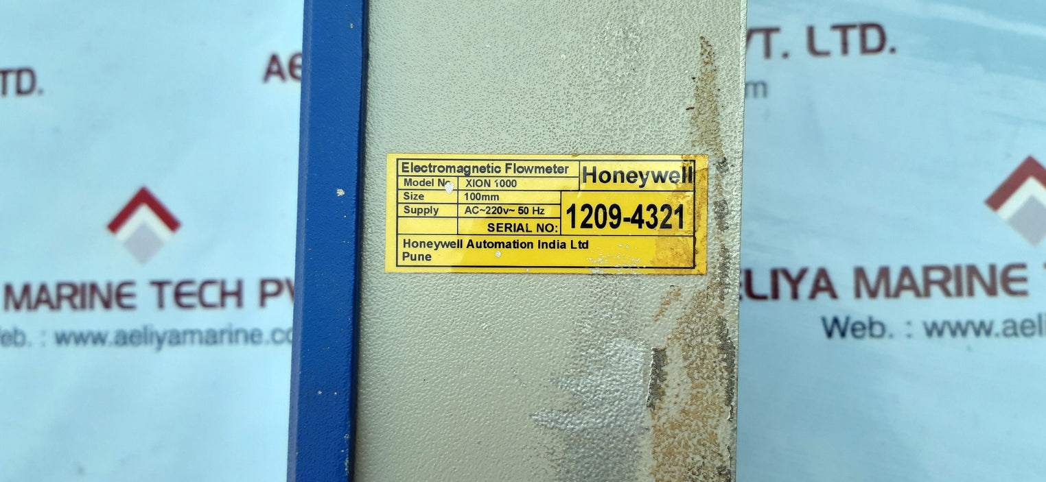 Honeywell xion 1000 electromagnetic flowmeter ac-220v 50hz size:100mm
