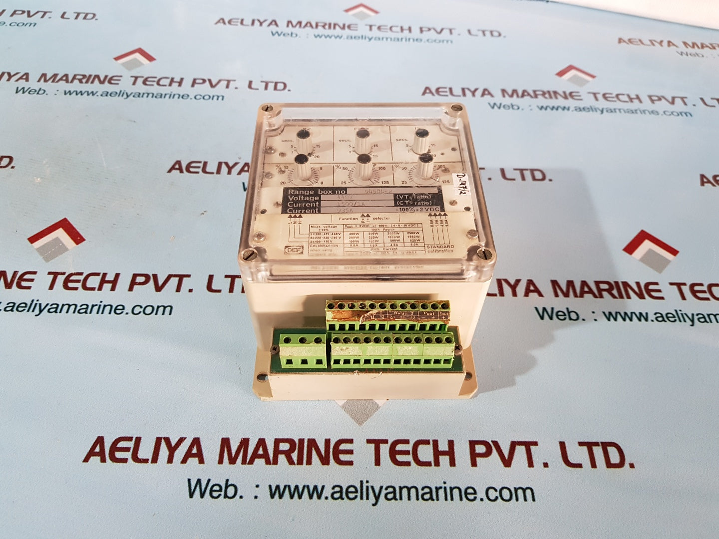 Deif gepimax-3n overload/current protection range box 94584-2