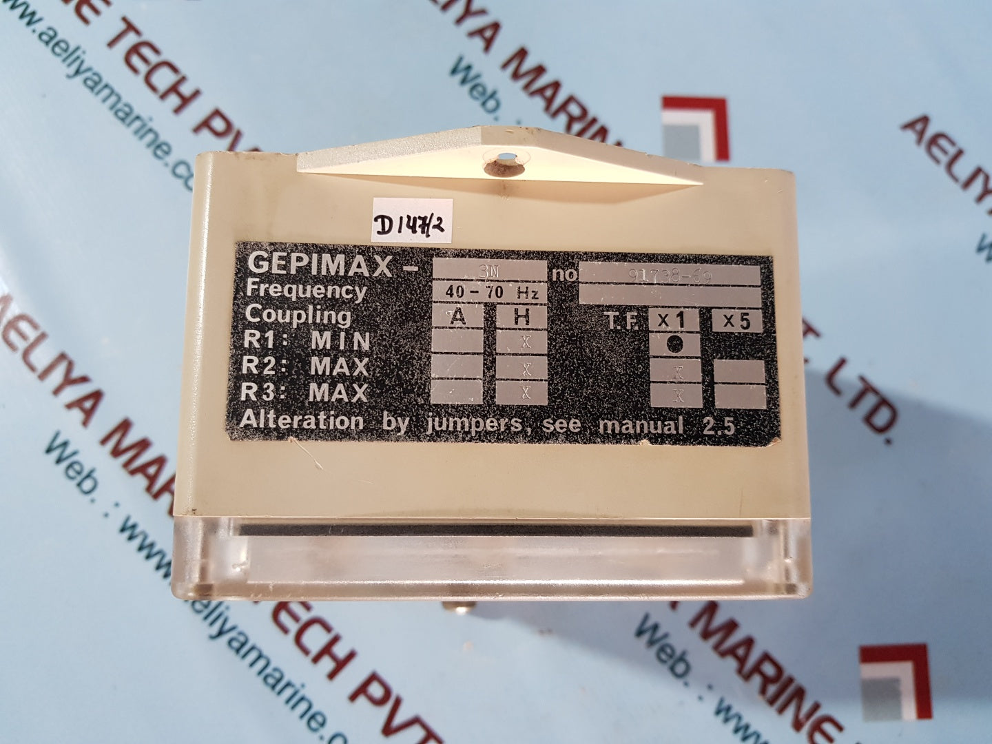 Deif gepimax-3n overload/current protection range box 94584-2