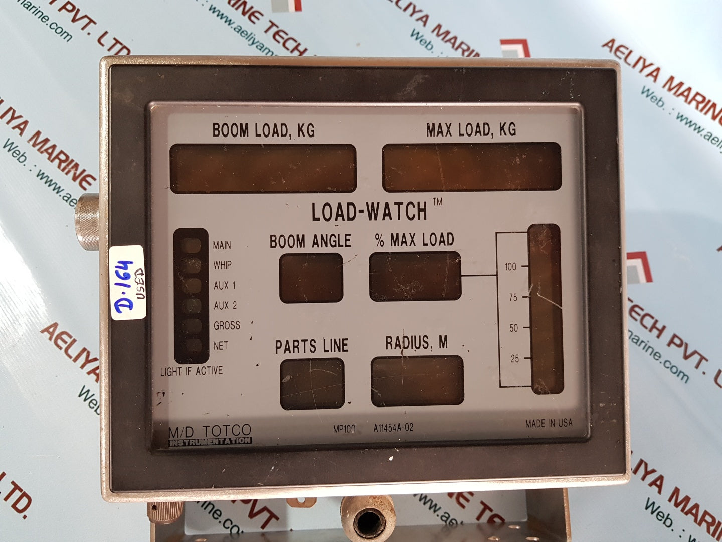M/d totco mp100 a11454a-02 load watch