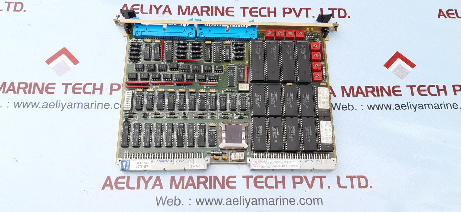 Abb usart86-8ch+mem communication control module 57088648 c 901008