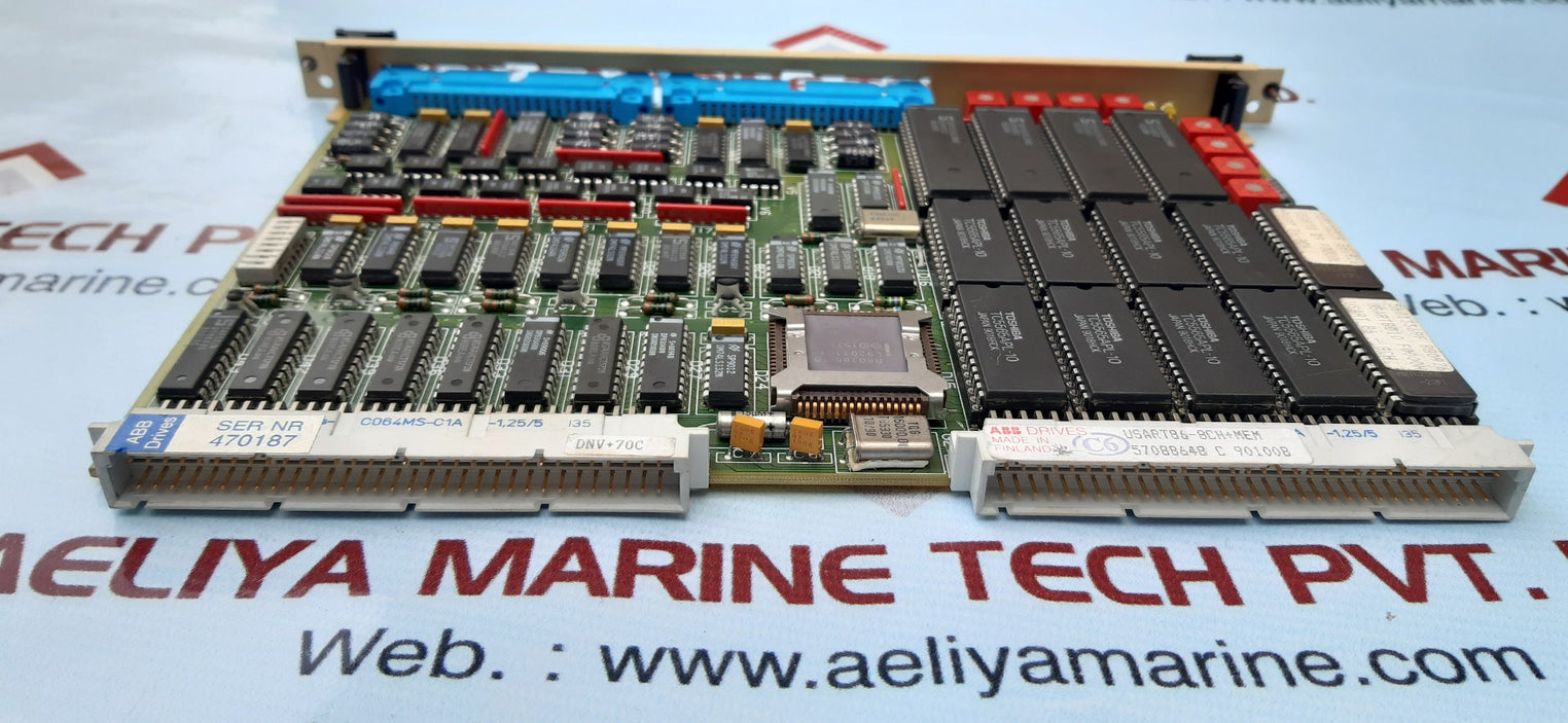 Abb usart86-8ch+mem communication control module 57088648 c 901008