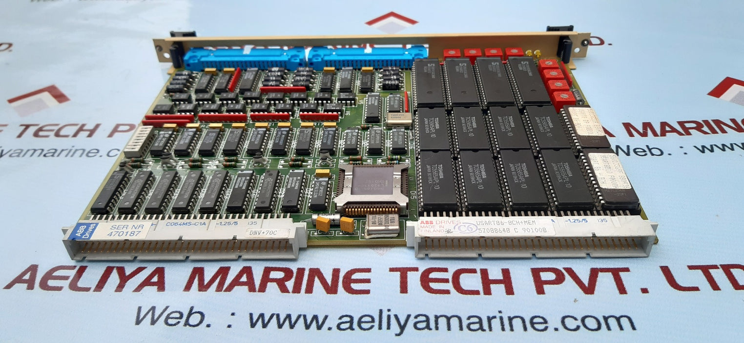 Abb usart86-8ch+mem communication control module 57088648 c 901008