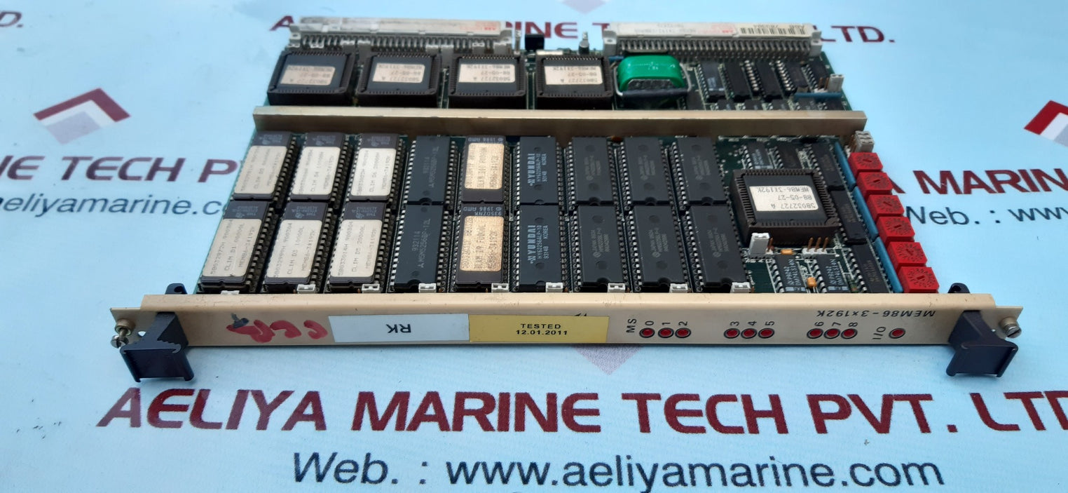 Abb drives mem86-3x192k memory board module mem86-3x192/cmbm00