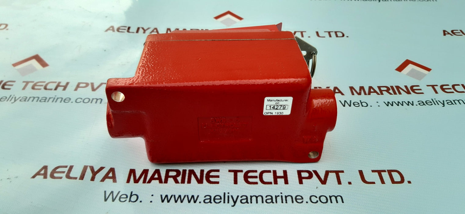 Federal signal mpex explosion proof pull station 120 vac max 6amp