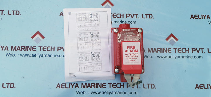Federal signal mpex explosion proof pull station 120 vac max 6amp