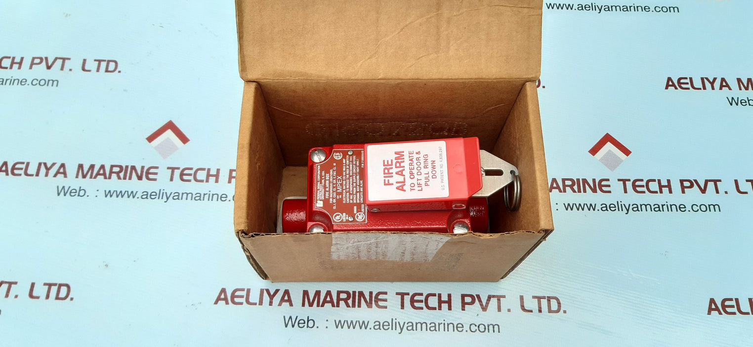 Federal signal mpex explosion proof pull station 120 vac max 6amp