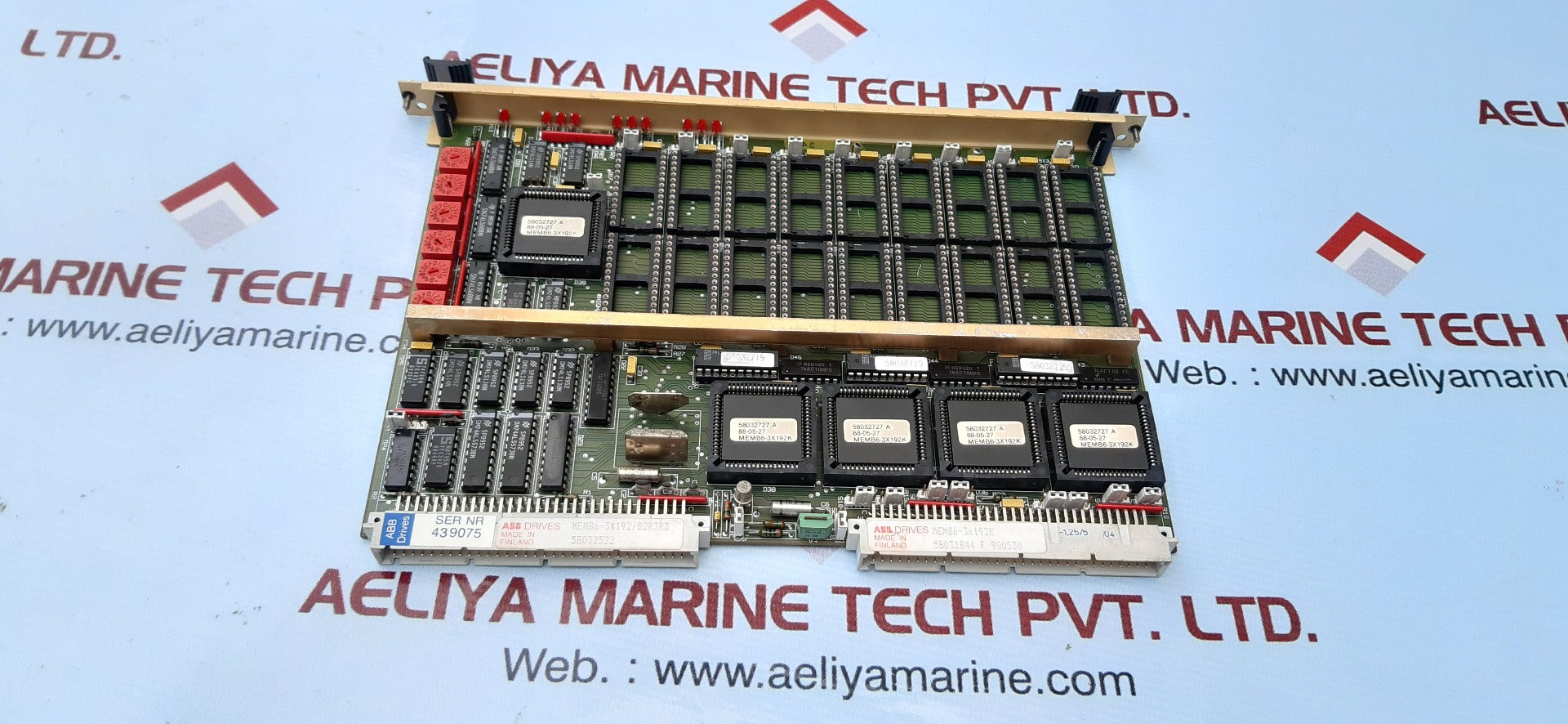 Abb drives mem86-3x192k memory board module mem86-3x192/s2r3r3