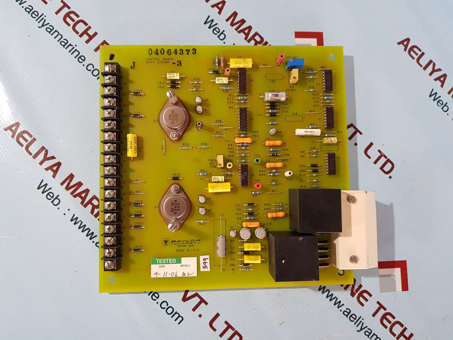 Baylor d28380-3 control board 04064373