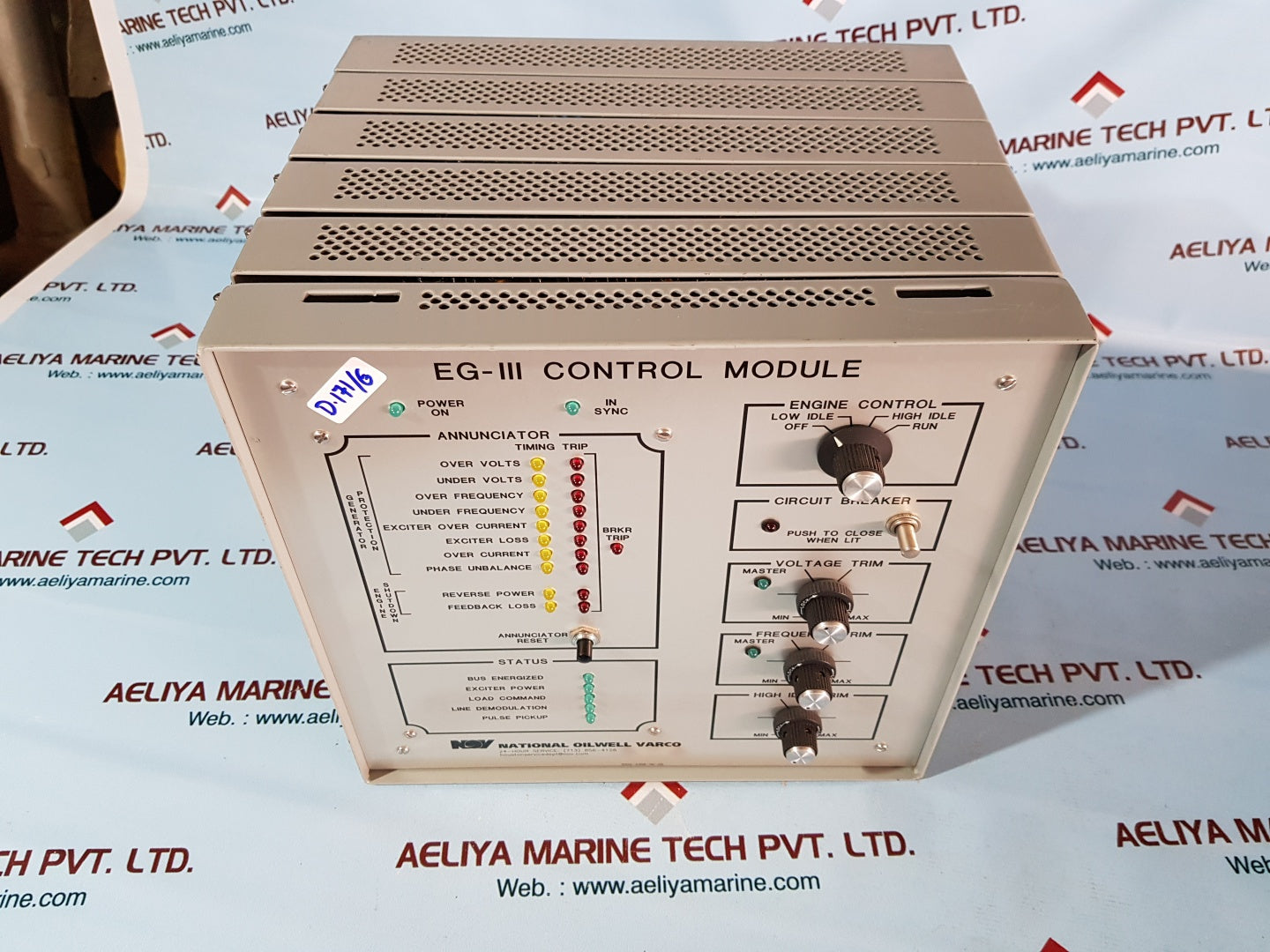 Nov 0000-7723-01 engine generator control module