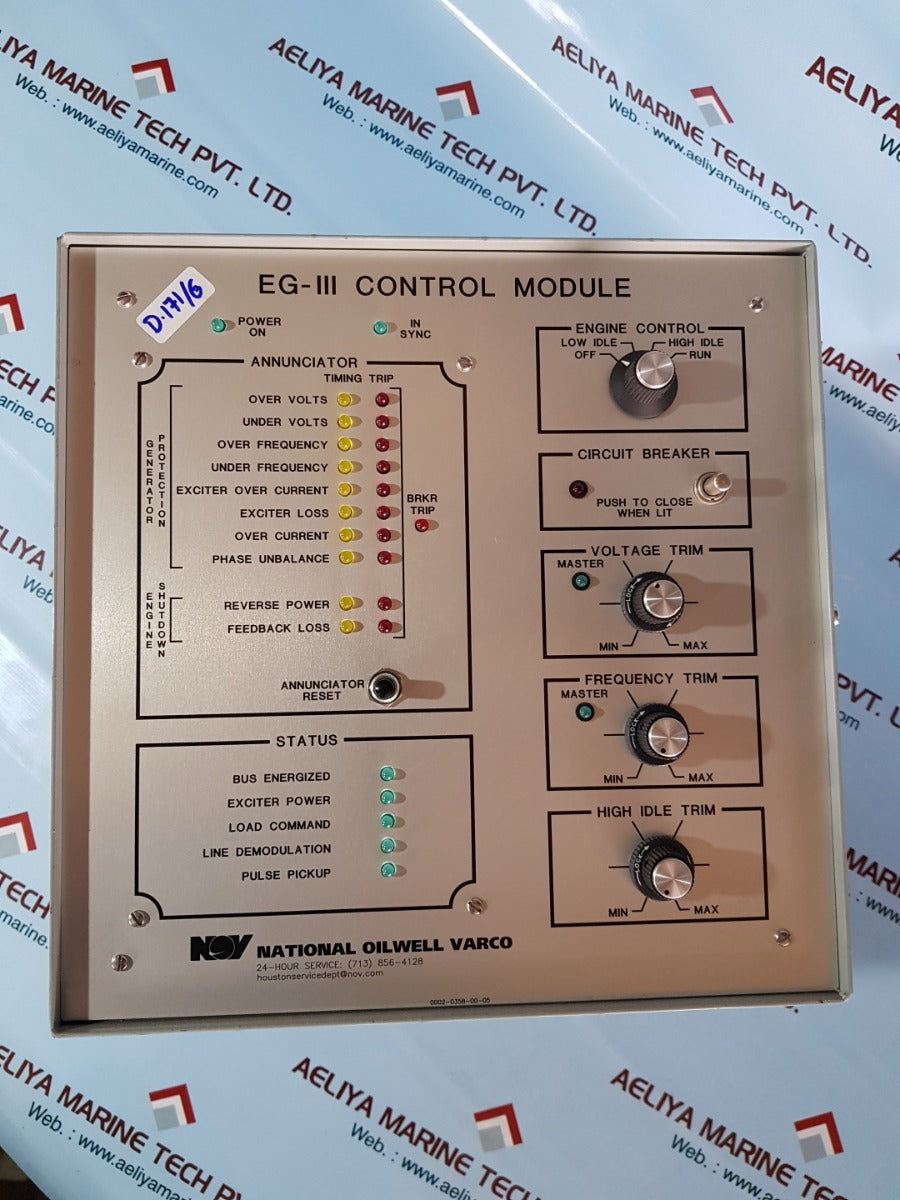 Nov 0000-7723-01 engine generator control module