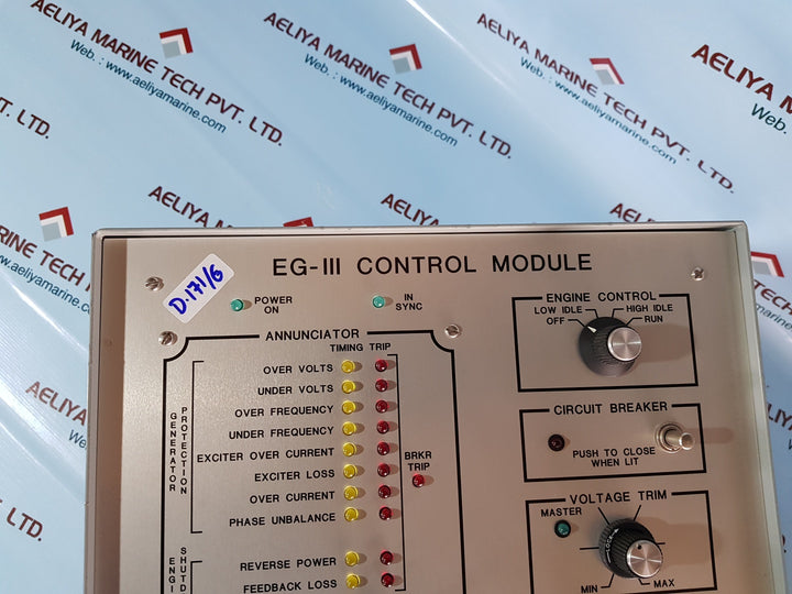 Nov 0000-7723-01 engine generator control module