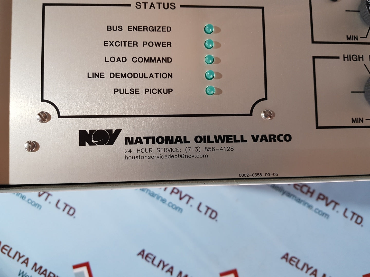 Nov 0000-7723-01 engine generator control module
