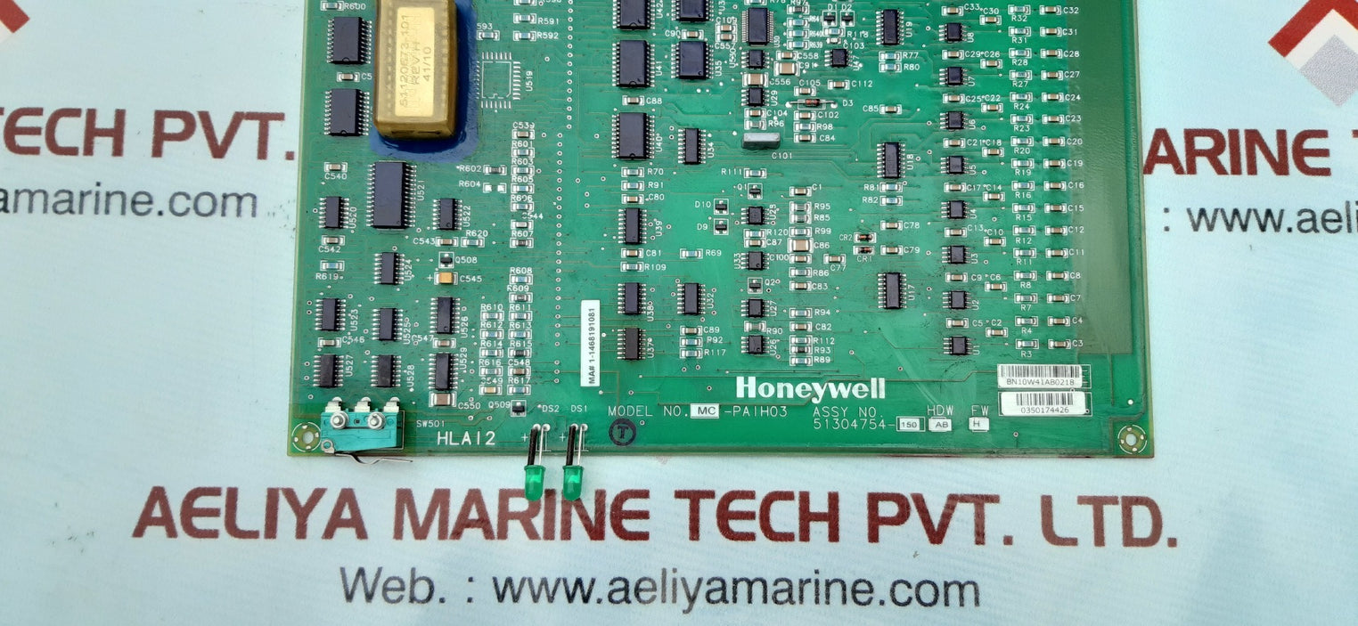 Honeywell Mc-paih03 Pcb Card 51304754-150 Hdw :Ab Fw:H Used