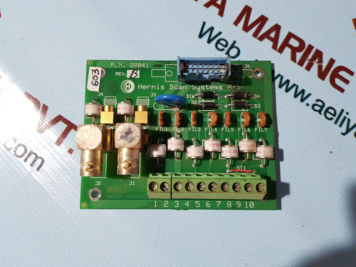 Hernis scan systems 22041 pcb circuit mksor hs003x2
