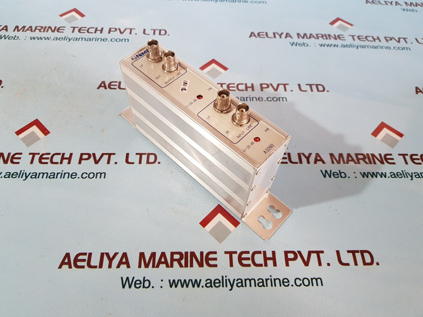 Naval electronics a3260 power supply and amplifier 0-20 db