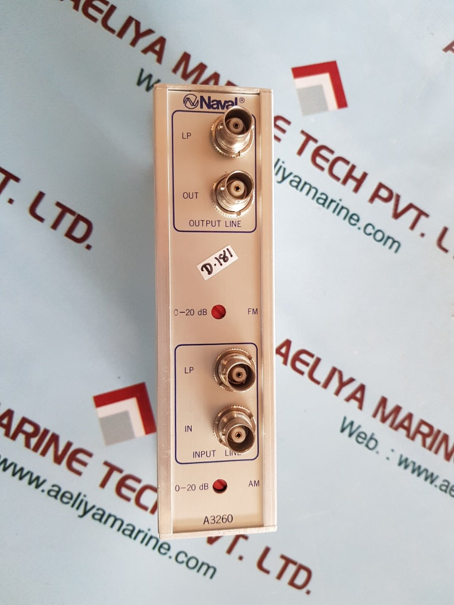 Naval electronics a3260 power supply and amplifier 0-20 db