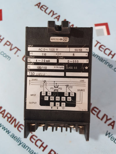 Toyo Keiki EGM-23 3 phase watt transducer yh-702a
