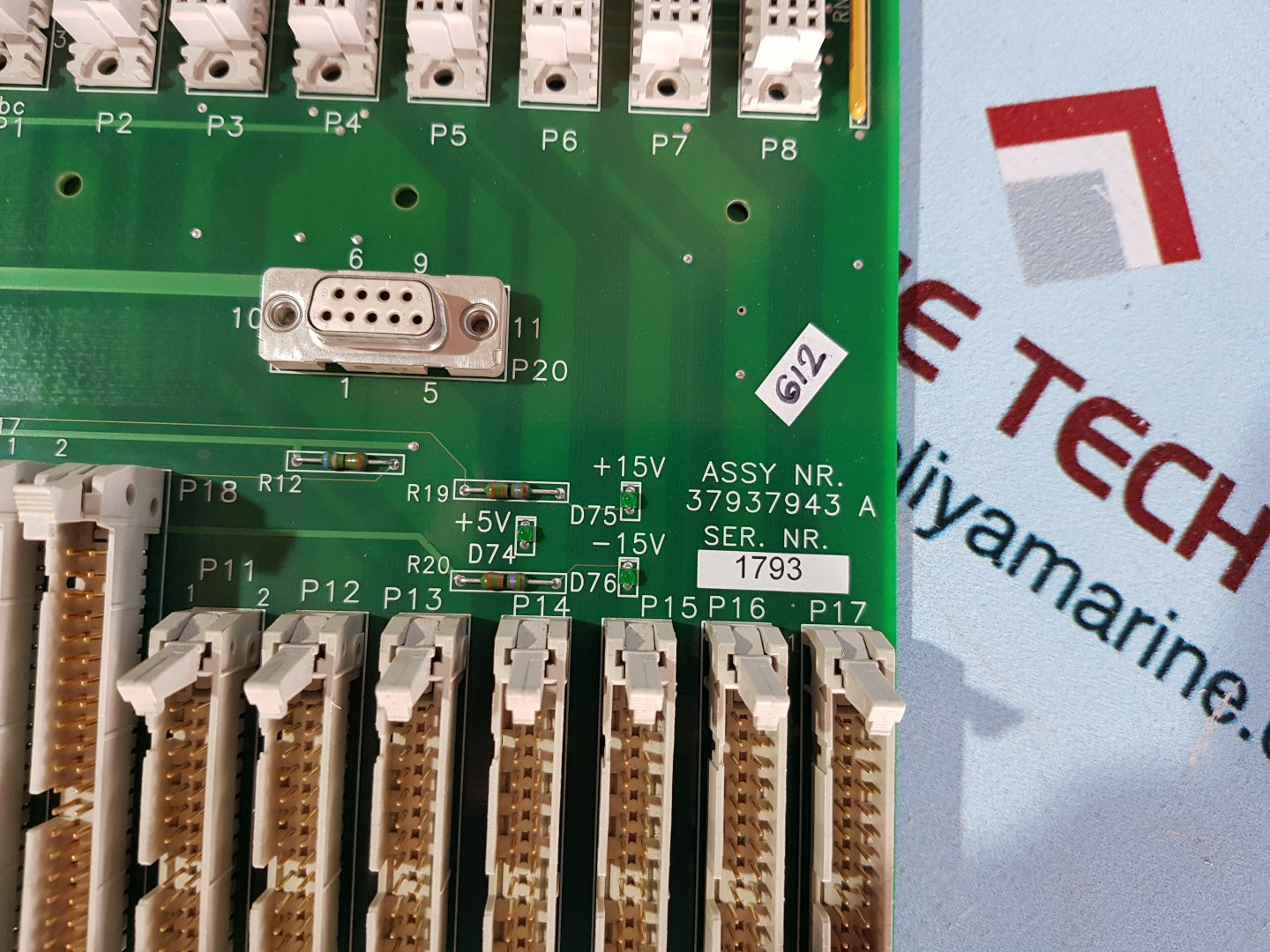 Kongsberg Simrad norge bp407s 37937968 a pcb card 37937943 a