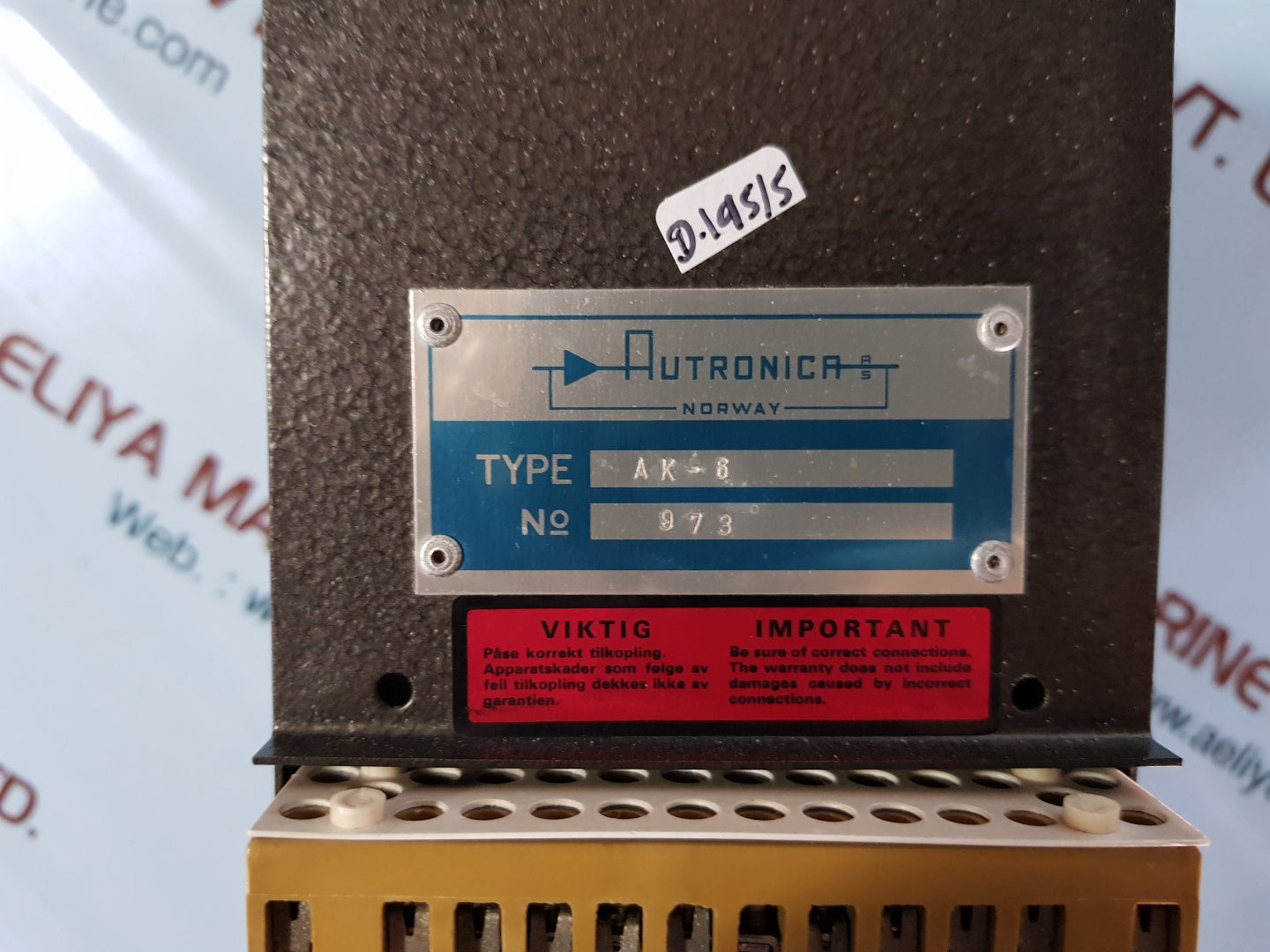 Autronica ak-6 short-circuit protector