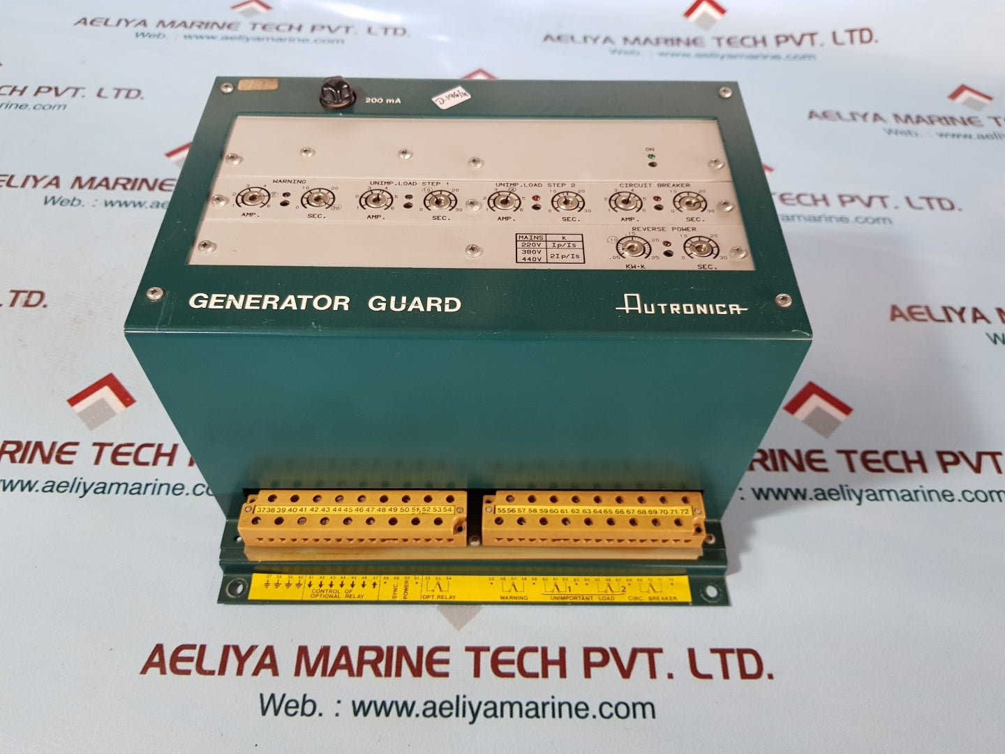 Autronica ak-35/4 generator guard