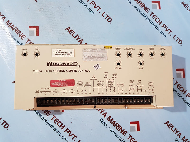Woodward 2301a load sharing and speed control 8272-287 0