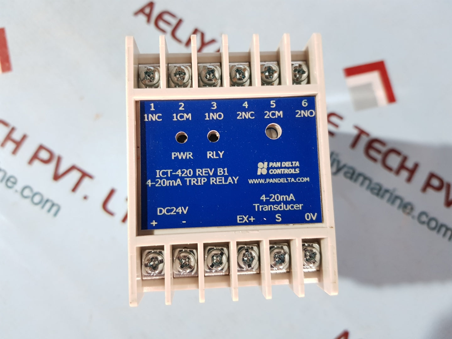 Pan Delta Ict-420 Rev B1 4-20Ma Current Trip Relay 24 Vdc